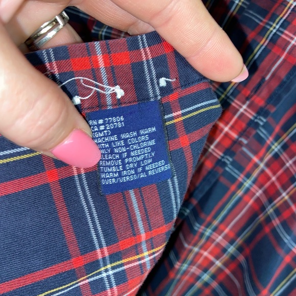 Vintage plaid Tommy Hilfiger Plaid button-down - Picture 9 of 11